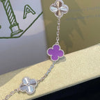 [Dream]New  CLOVER 5 MOTIF VIOLET BRACELET COLLECTION