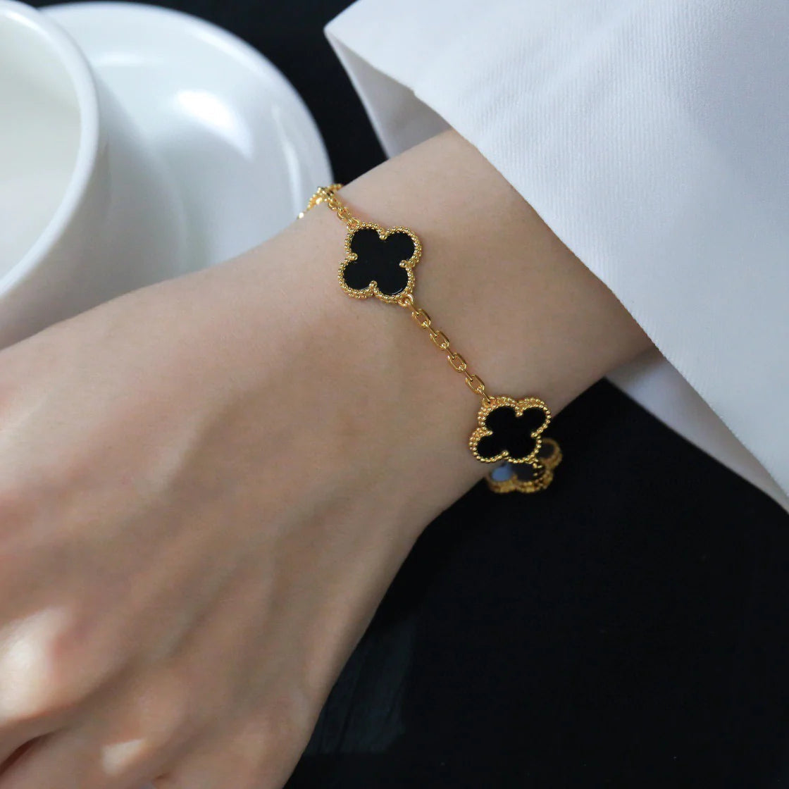 [Dream]New CLOVER 5 MOTIF ONYXS BRACELET COLLECTION