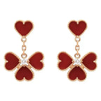 ¡®Dream¡¯SWEET CLOVER CARNELIAN EARRINGS