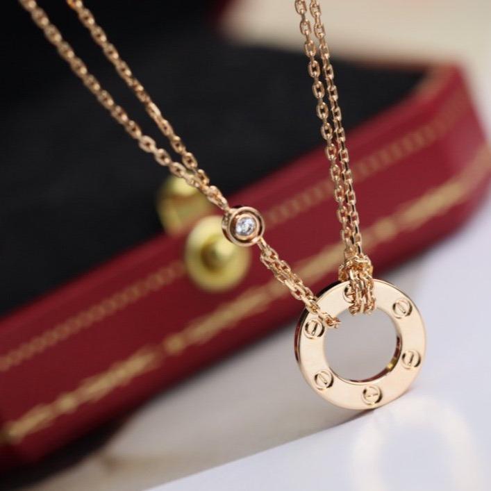 „Dream“ LIEBESKETTE VERSTELLBAR ROSÉGOLD 2 DIAMANTEN