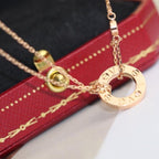 „Dream“ LIEBESKETTE VERSTELLBAR ROSÉGOLD 2 DIAMANTEN