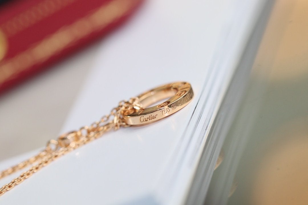„Dream“ LIEBESKETTE VERSTELLBAR ROSÉGOLD 2 DIAMANTEN