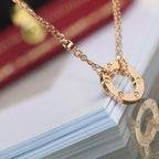 „Dream“ LIEBESKETTE VERSTELLBAR ROSÉGOLD 2 DIAMANTEN