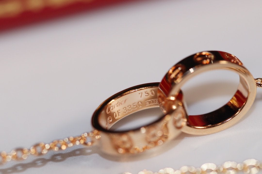 ¡®Dream¡¯LOVE NECKLACE PINK GOLD AND SILVER