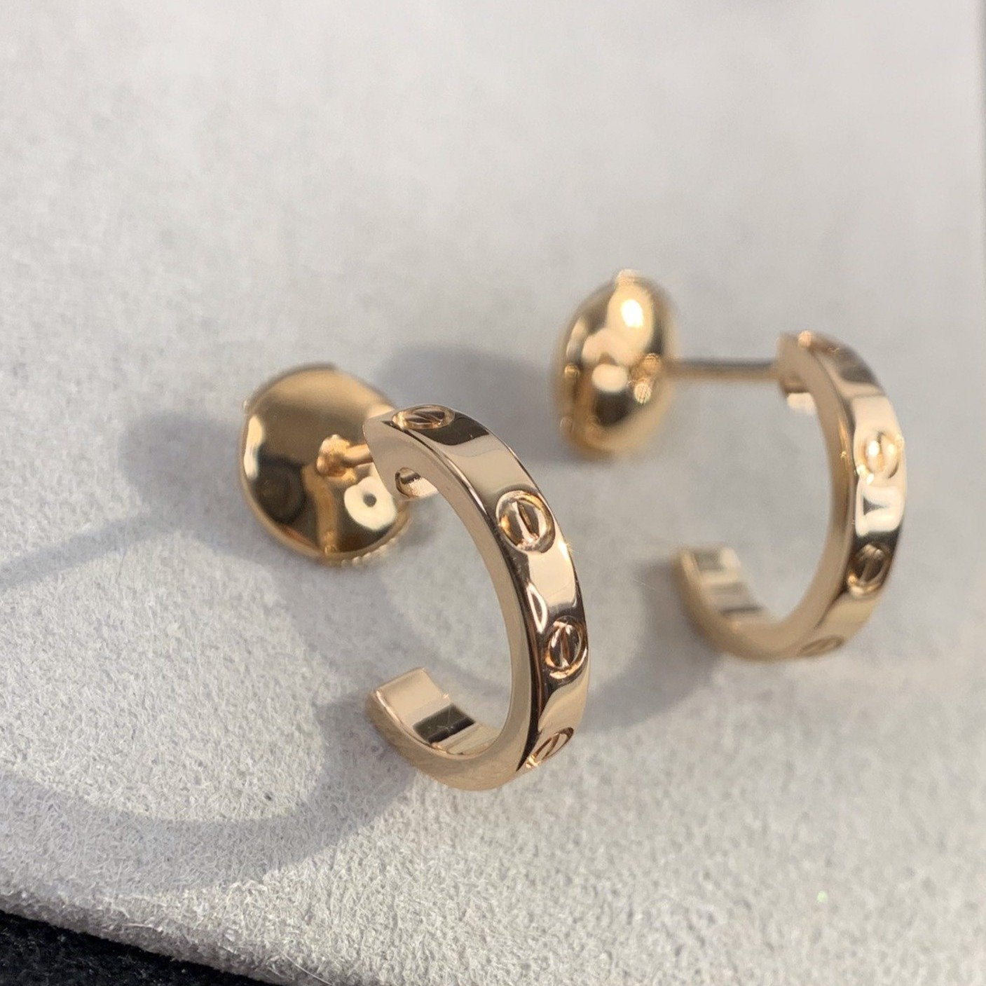 ¡®Dream¡¯LOVE EARRINGS 2.65MM PINK GOLD