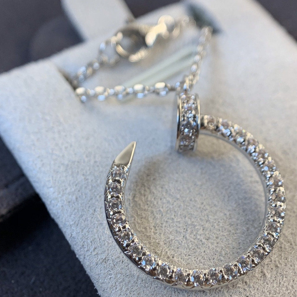 ¡®Dream¡¯JUSTE NECKLACE SILVER DIAMONDS