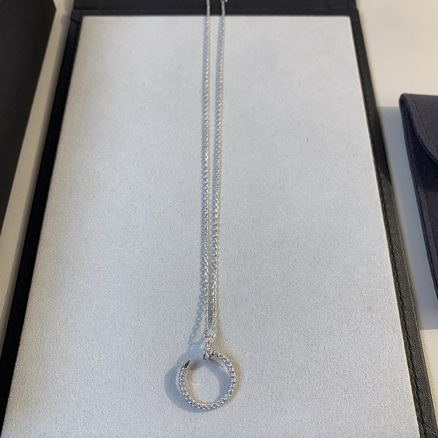 ¡®Dream¡¯JUSTE NECKLACE SILVER DIAMONDS