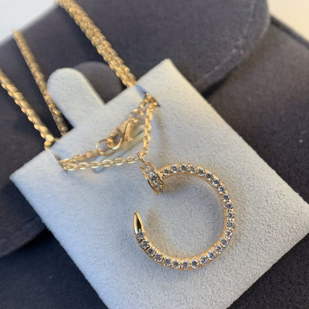 ¡®Dream¡¯JUSTE NECKLACE PINK GOLD DIAMONDS