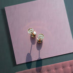 ¡®Dream¡¯LOVE EARRINGS PINK GOLD 10MM