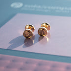 ¡®Dream¡¯LOVE EARRINGS PINK GOLD 10MM