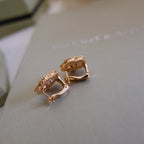 ¡®Dream¡¯LUCKY PINK GOLD WHITE MOP EARRINGS