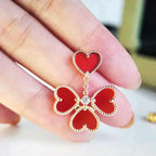 ¡®Dream¡¯SWEET CLOVER CARNELIAN EARRINGS