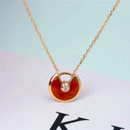 ¡®Dream¡¯AMULETTE GOLD CARNELIAN ONYX NECKLACE
