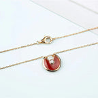 ¡®Dream¡¯AMULETTE GOLD CARNELIAN ONYX NECKLACE
