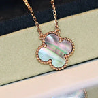 ®Dream®CLOVER 15MM HALSKEHHE AUS GRAUEM PERLMUTT