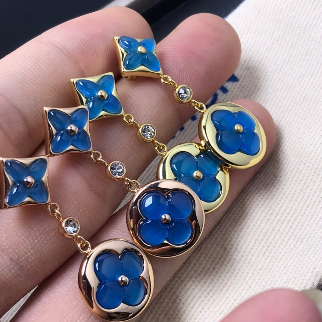 ¡®Dream¡¯STAR AND SUN AGATE DIAMOND EARRINGS