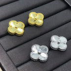 ¡®Dream¡¯CLOVER MINI 9.5MM LASER EARRINGS