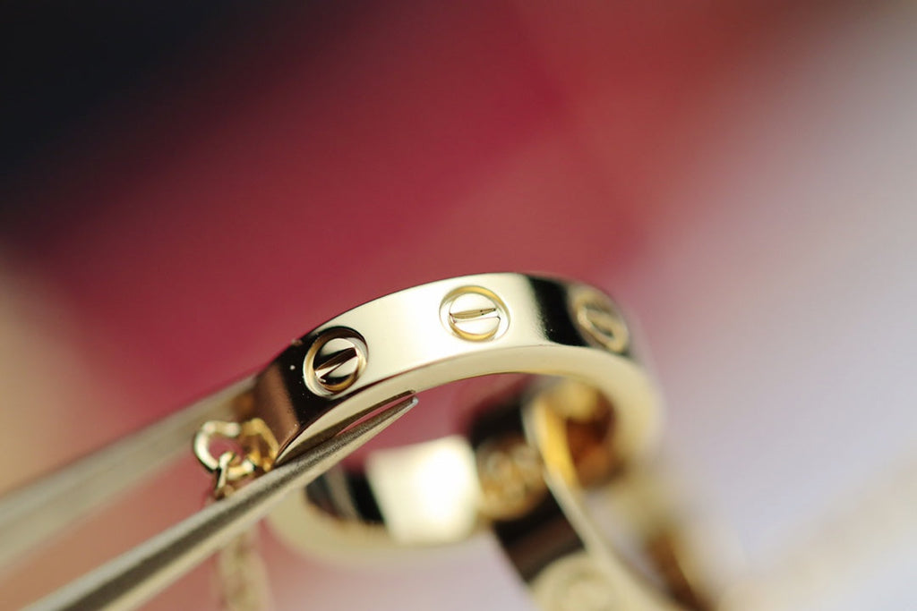 „Dream“LIEBE HALSKETTE DOPPELRING GOLD