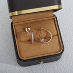 ¡®Dream¡¯JUSTE EARRINGS 12.75MM PINK GOLD DIAMOND