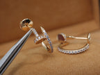 ¡®Dream¡¯JUSTE EARRINGS 12.75MM PINK GOLD DIAMOND