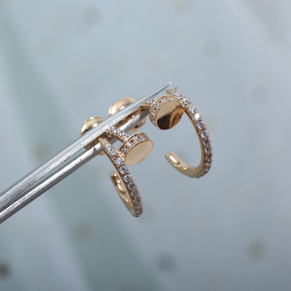 ¡®Dream¡¯JUSTE EARRINGS 12.75MM PINK GOLD DIAMOND