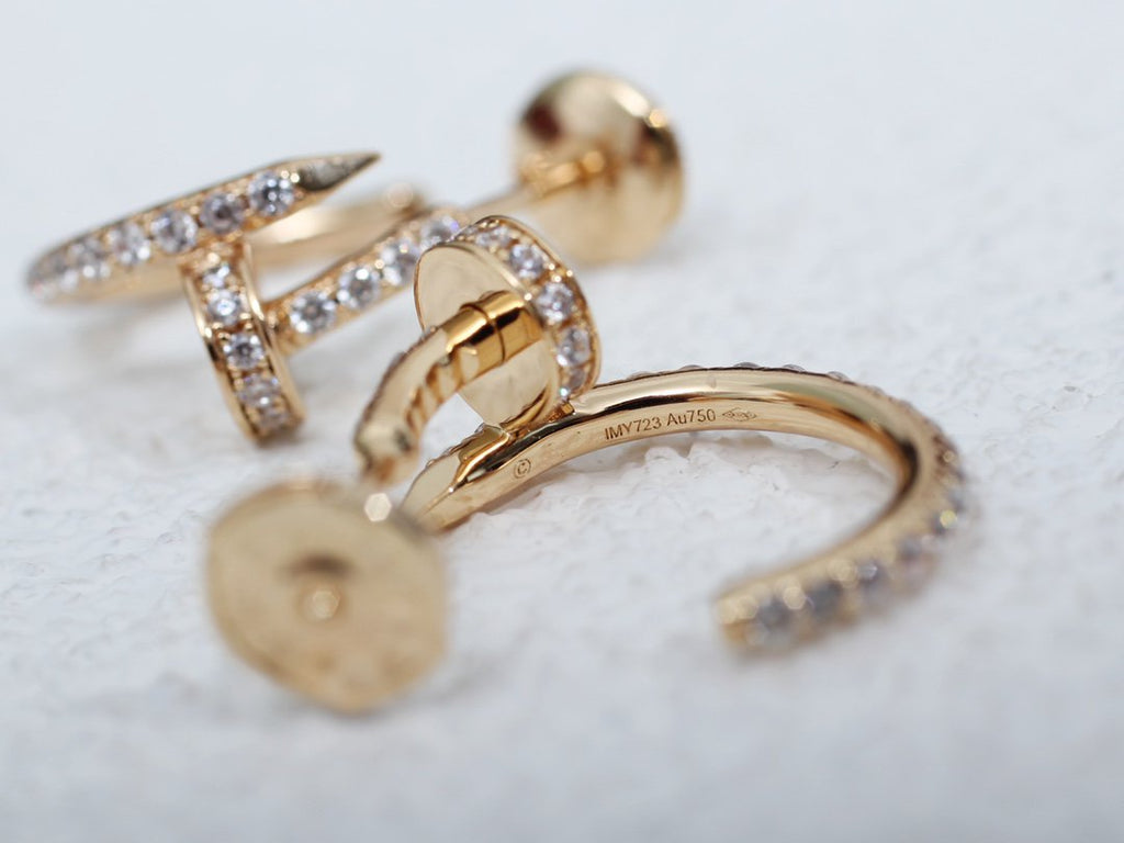 ¡®Dream¡¯JUSTE EARRINGS 12.75MM PINK GOLD DIAMOND