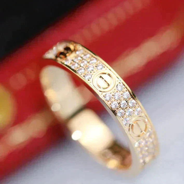 „Dream“ LOVE RING 3.6MM DIAMANT GEPLASTERED