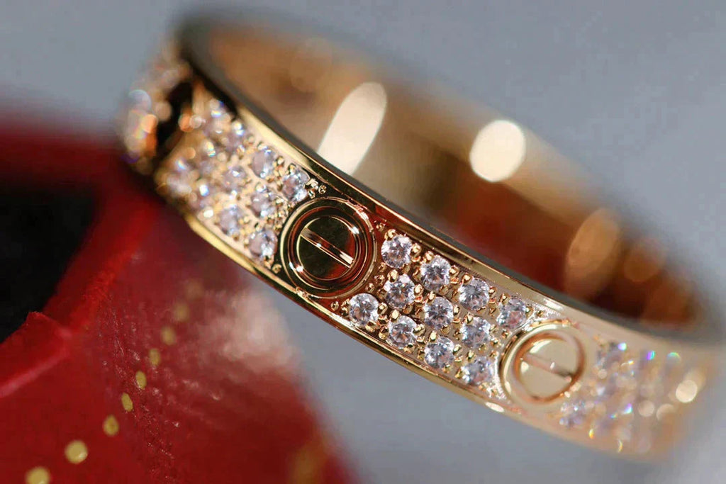 „Dream“ LOVE RING 3.6MM DIAMANT GEPLASTERED