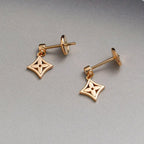 ¡®Dream¡¯STAR EARRINGS GOLD