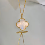 ¡®Dream¡¯CLOVER 25MM MOP LARGE PENDANT NECKLACE