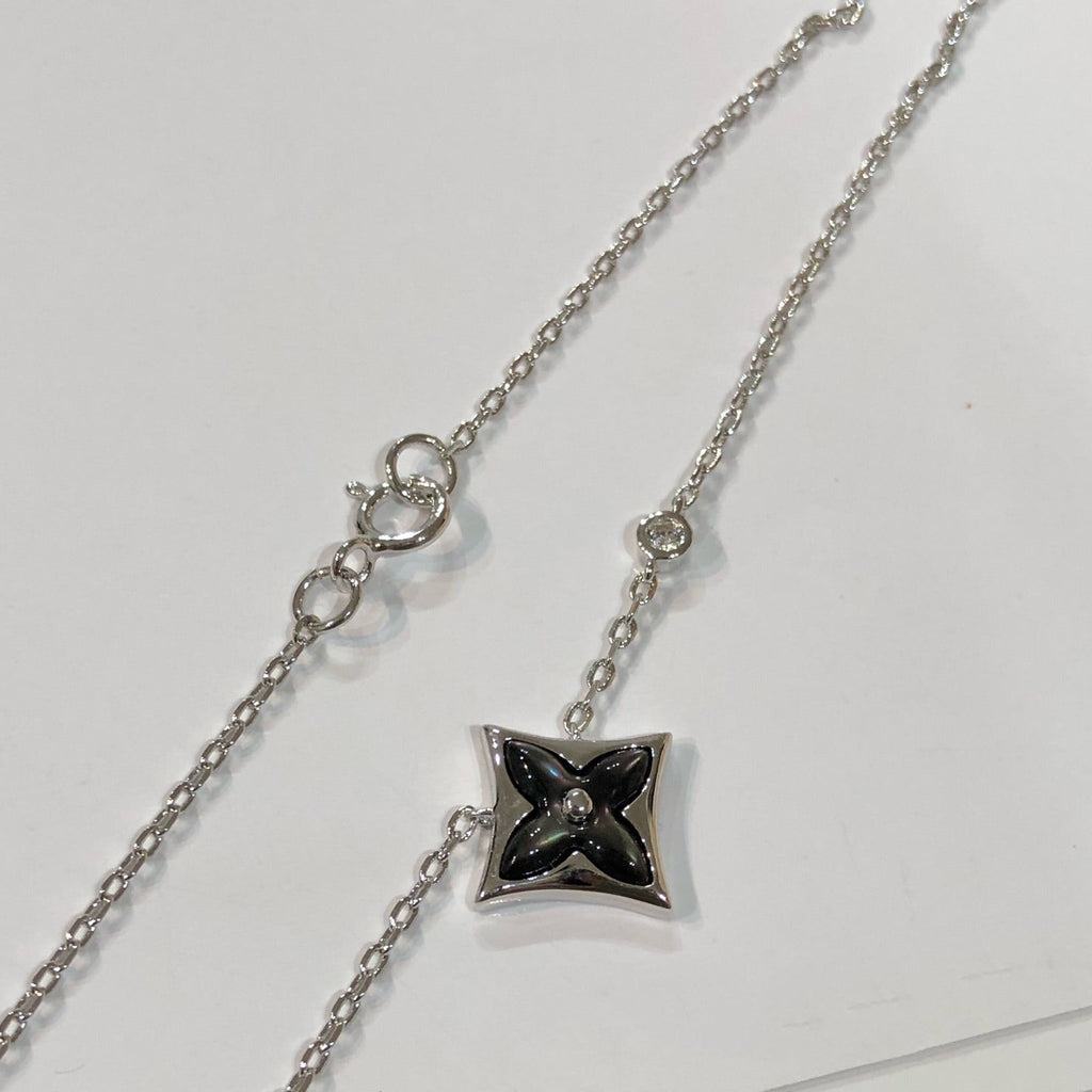 ¡®Dream¡¯STAR BLACK MOP NECKLACE