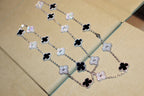 „Dream“CLOVER 20 MOTIVE ONYX DIAMANT SILBER