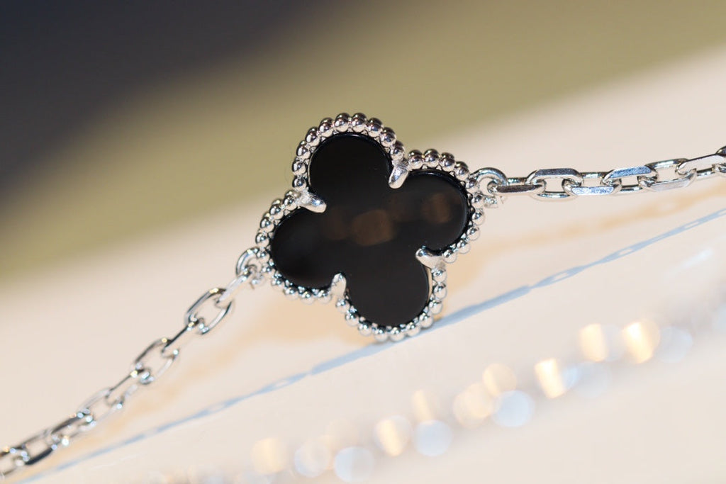 „Dream“CLOVER 20 MOTIVE ONYX DIAMANT SILBER
