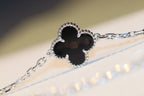 „Dream“CLOVER 20 MOTIVE ONYX DIAMANT SILBER