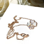 ¡®Dream¡¯CLOVER MOP DIAMANT ROSÉGOLD-HALSKETTE