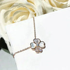 ¡®Dream¡¯CLOVER MOP DIAMANT ROSÉGOLD-HALSKETTE