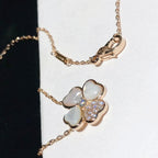 ¡®Dream¡¯CLOVER MOP DIAMANT ROSÉGOLD-HALSKETTE
