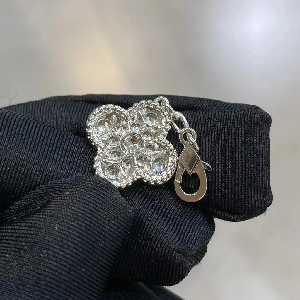 [Dream] New  CLOVER 5 MOTIF FULL DIAMOND BRACELET COLLECTION