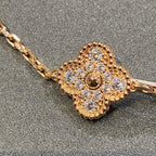 [Dream] New  CLOVER 5 MOTIF FULL DIAMOND BRACELET COLLECTION