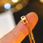 ¡®Dream¡¯STAR AND SUN DIAMOND PINK GOLD NECKLACE