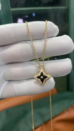 ¡®Dream¡¯STAR PEDANT PINK GOLD DIAMOND NECKLACE