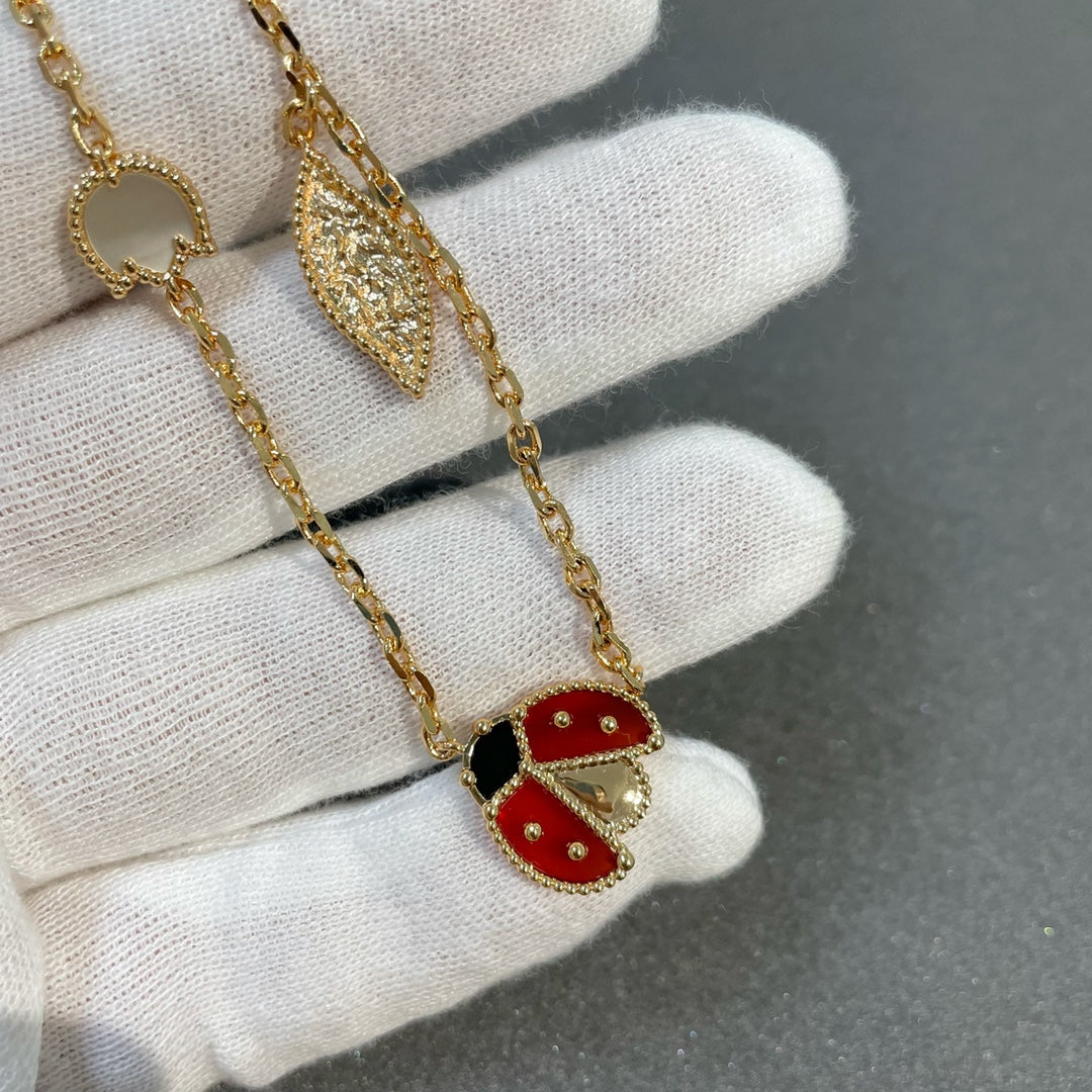 ¡®Dream¡¯LUCKY SPRING 15 MOTIFS GOLD NECKLACE