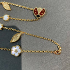 ¡®Dream¡¯LUCKY SPRING 15 MOTIFS GOLD NECKLACE
