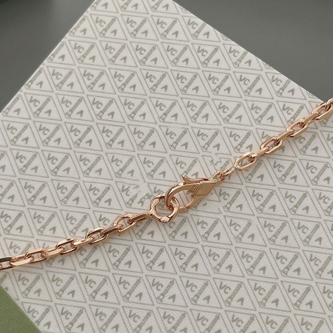 ¡®Dream¡¯LUCKY SPRING 15 MOTIFS ROSE GOLD NECKLACE