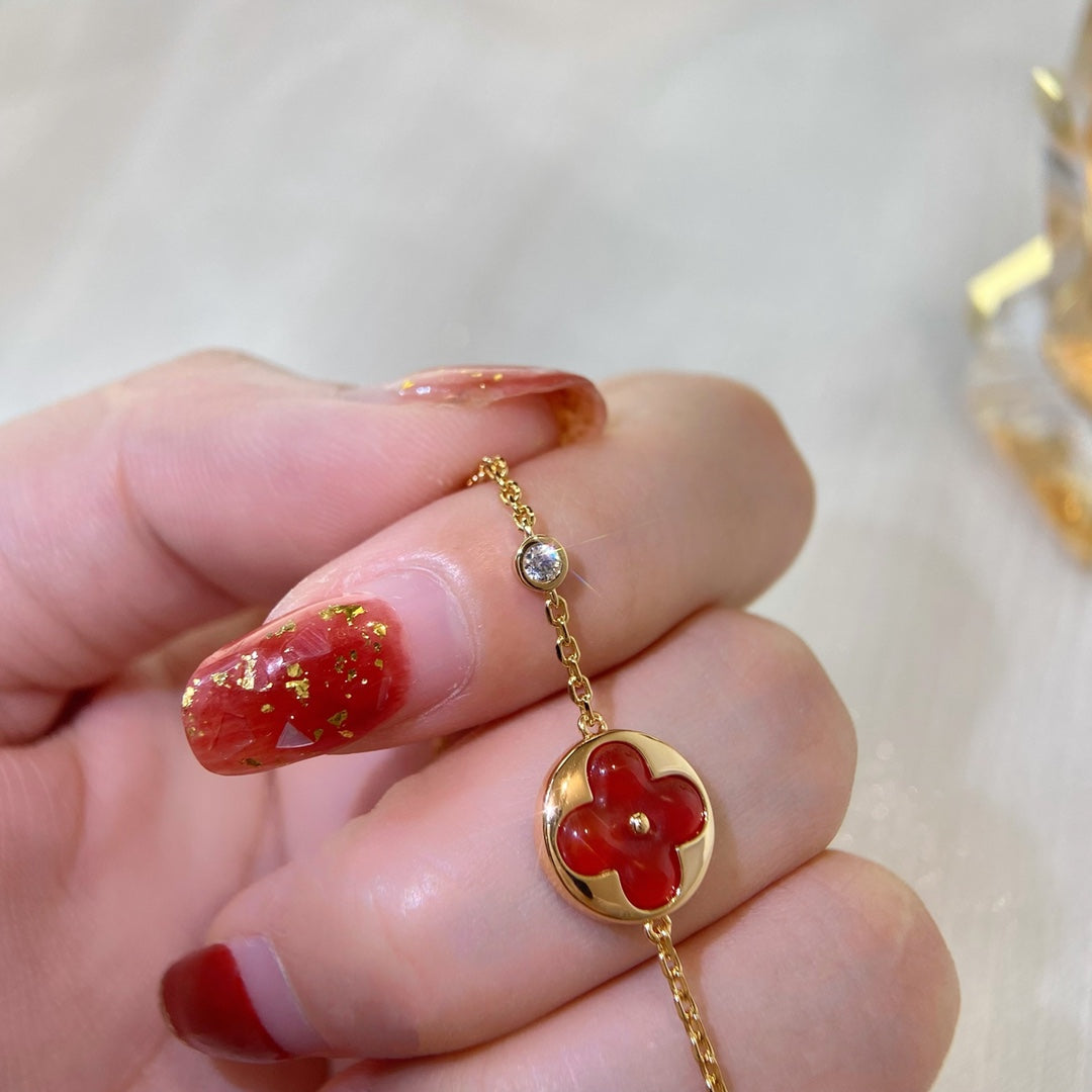 ¡®Dream¡¯SUN PEDANT CARNELIAN BRACELET