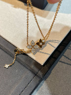 ¡®Dream¡¯STAR BLOSSOM NECKLACE PINK GOLD DIAMONDS