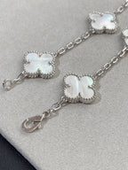 [Dream]New CLOVER WHITE PEARL MOP 5 MOTIF BRACELET COLLECTION