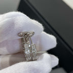 ¡®Dream¡¯LOVE DIAMOND SILVER HOOP EARRINGS