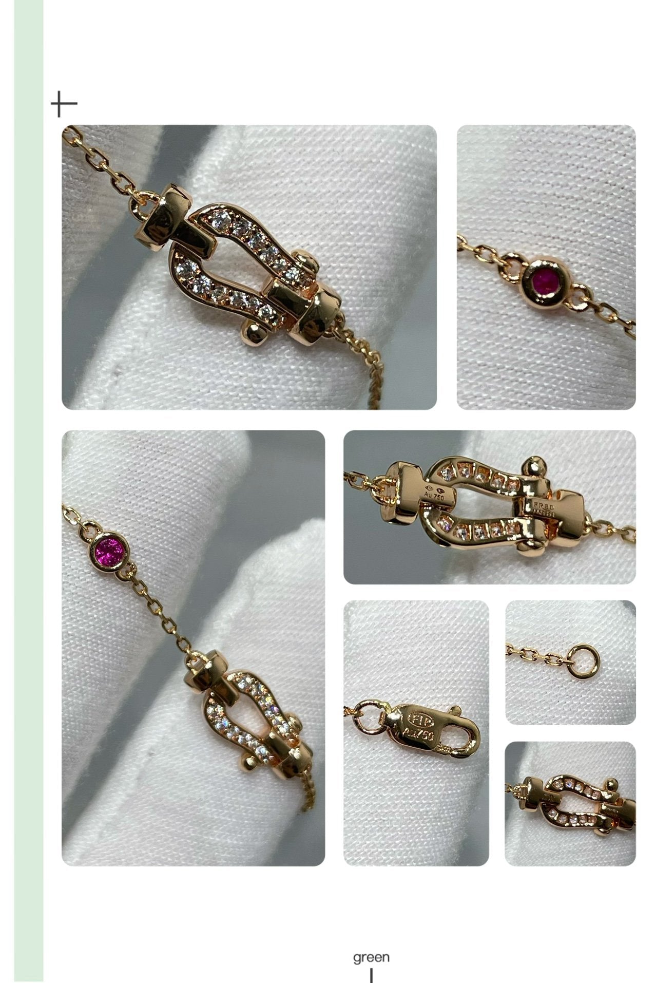 ¡®Dream¡¯FORCE 10 DIAMANT GLIEDERKETTE ROSÉGOLD-ARMBAND