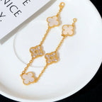 [Dream]New CLOVER WHITE PEARL MOP 5 MOTIF BRACELET COLLECTION